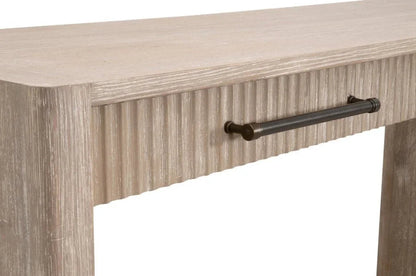 Halloway Two Drawer Wood Console Table - LOOMLAN - Essentials For Living - Console Tables