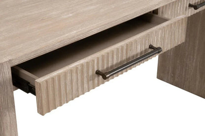 Halloway Two Drawer Wood Console Table - LOOMLAN - Essentials For Living - Console Tables