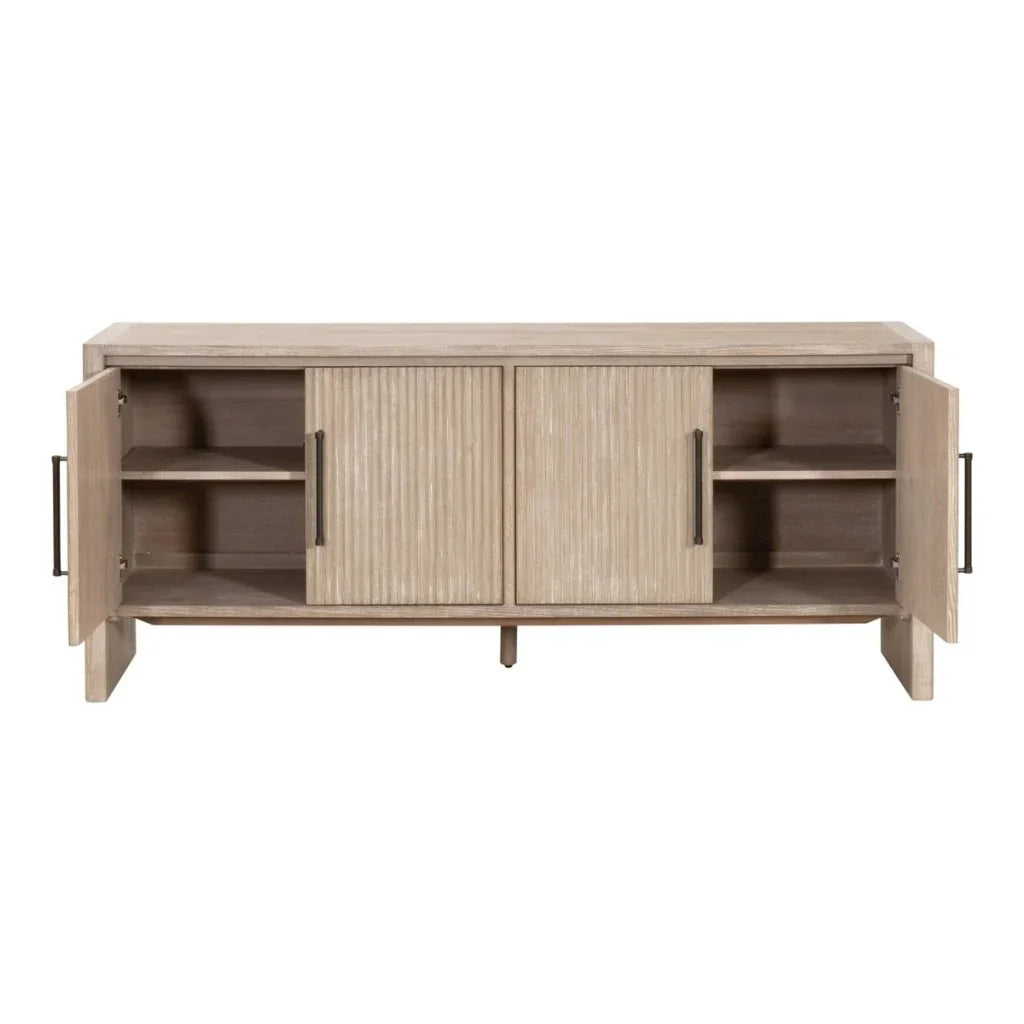 Halloway Wooden Media Sideboard - LOOMLAN - Essentials For Living - Sideboards