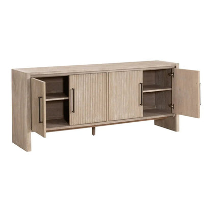 Halloway Wooden Media Sideboard - LOOMLAN - Essentials For Living - Sideboards