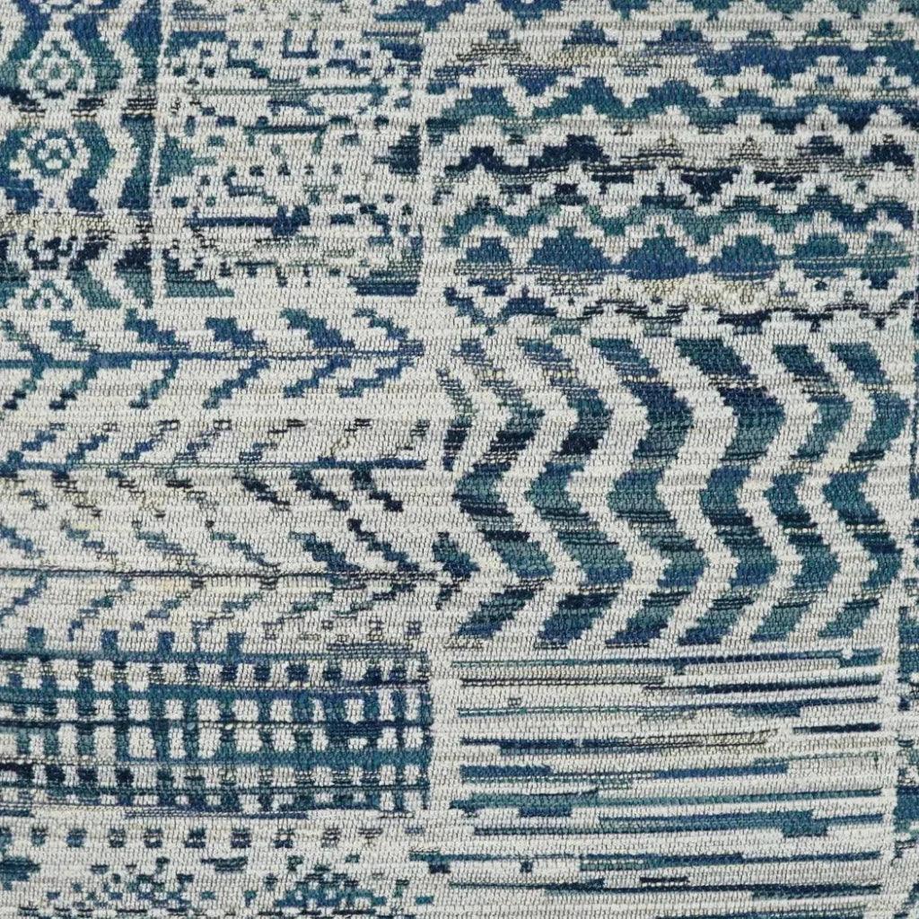 Hallston Indigo Global Blue Large Throw Pillow Insert - LOOMLAN - D.V. Kap - Throw Pillows