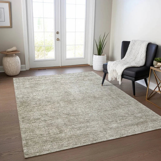 Halora Ivory Washable Indoor - Outdoor Rug - LOOMLAN - LOOMLAN Rugs - Outdoor Rugs