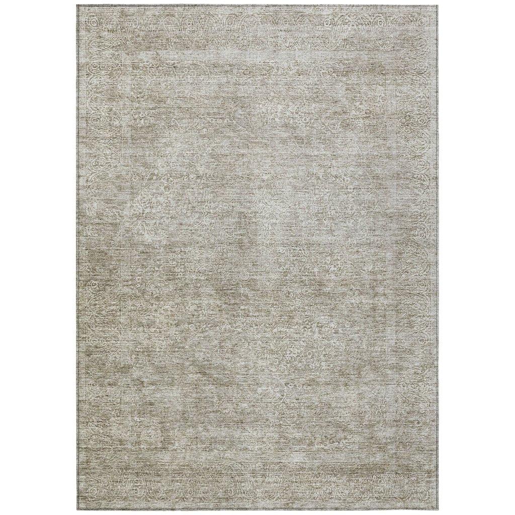 Halora Ivory Washable Indoor - Outdoor Rug - LOOMLAN - LOOMLAN Rugs - Outdoor Rugs