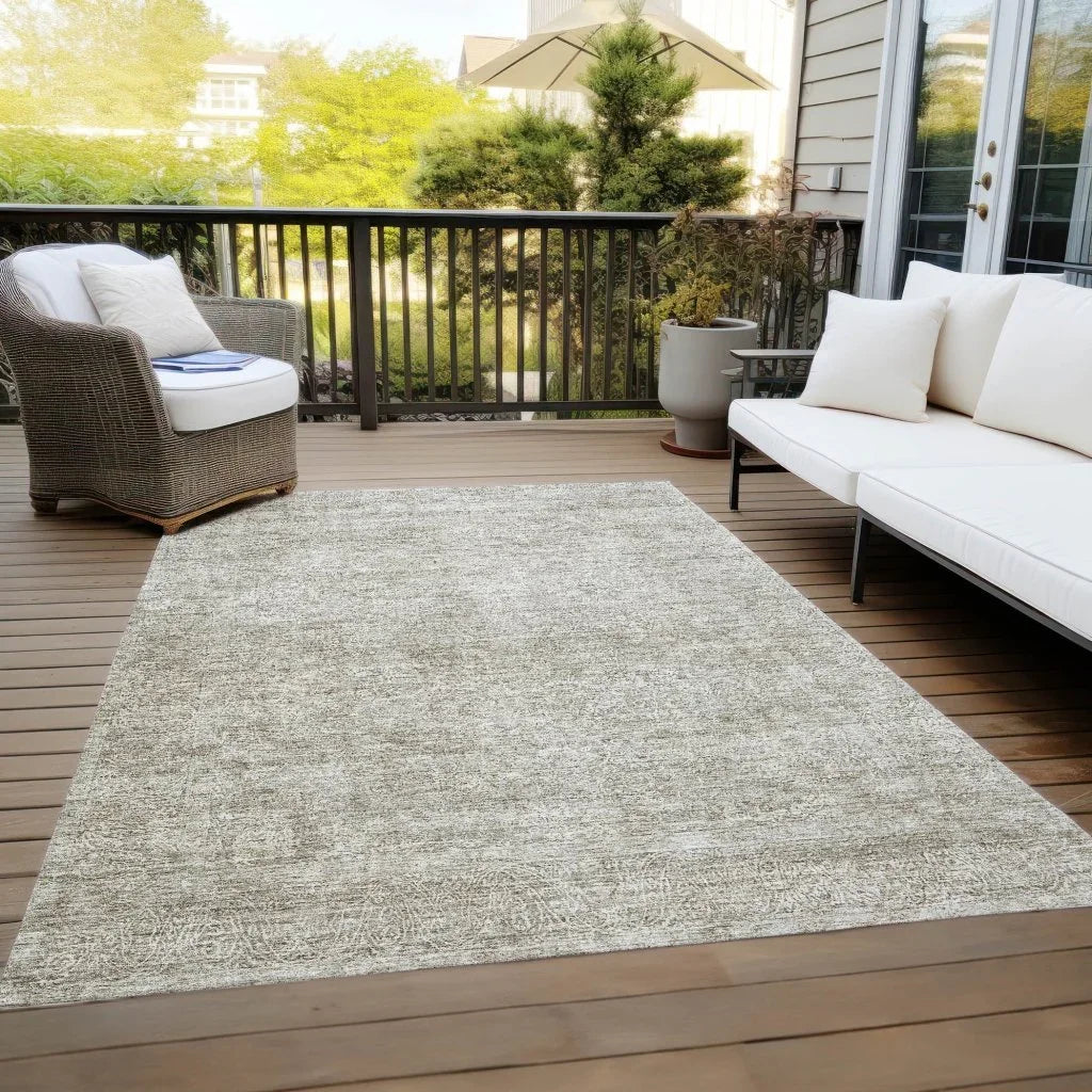 Halora Ivory Washable Indoor - Outdoor Rug - LOOMLAN - LOOMLAN Rugs - Outdoor Rugs