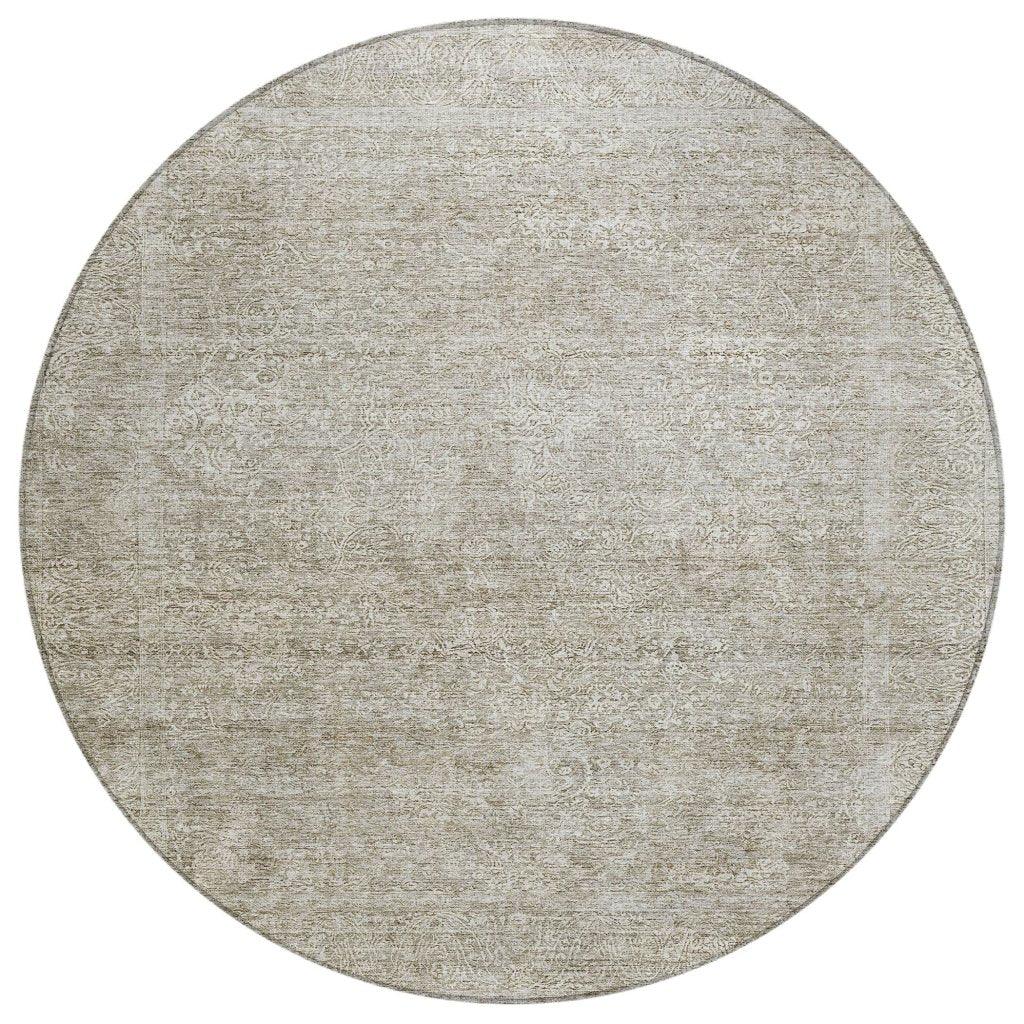 Halora Ivory Washable Indoor - Outdoor Rug - LOOMLAN - LOOMLAN Rugs - Outdoor Rugs