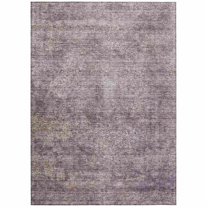 Halora Purple Washable Indoor - Outdoor Rug - LOOMLAN - LOOMLAN Rugs - Outdoor Rugs