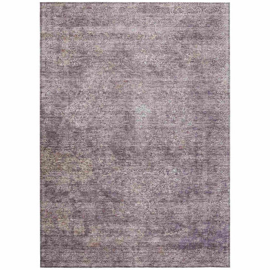 Halora Purple Washable Indoor - Outdoor Rug - LOOMLAN - LOOMLAN Rugs - Outdoor Rugs