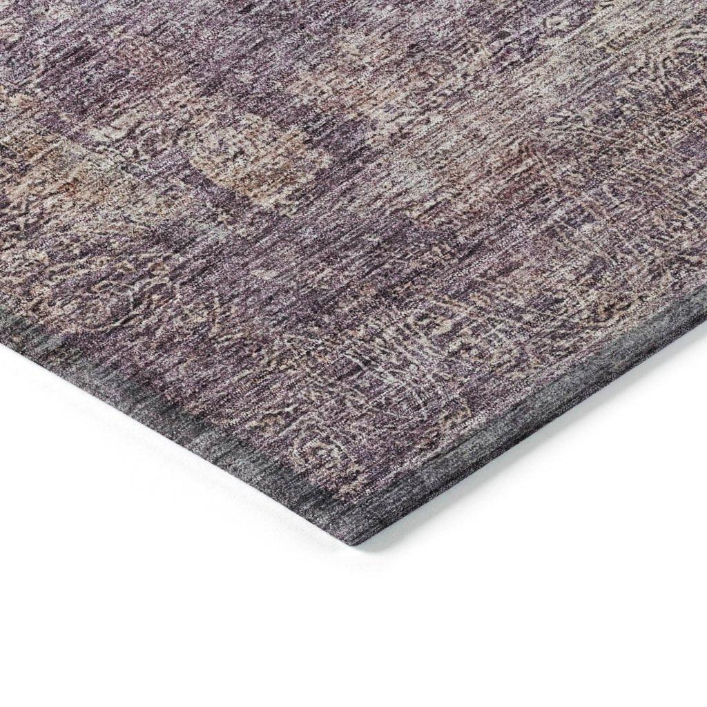 Halora Purple Washable Indoor - Outdoor Rug - LOOMLAN - LOOMLAN Rugs - Outdoor Rugs