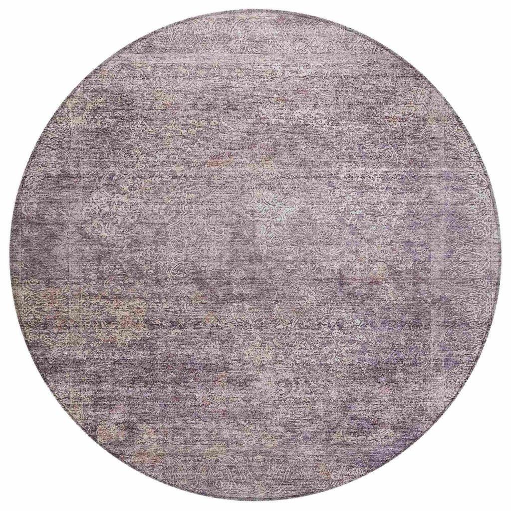 Halora Purple Washable Indoor - Outdoor Rug - LOOMLAN - LOOMLAN Rugs - Outdoor Rugs