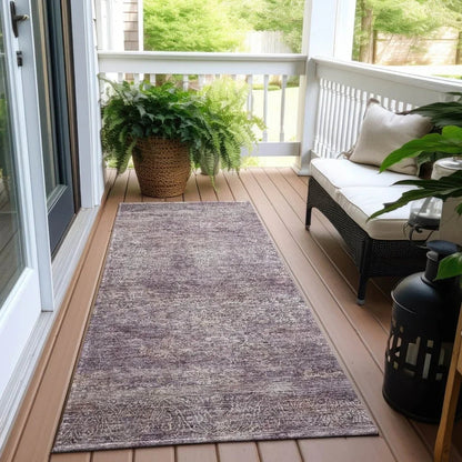 Halora Purple Washable Indoor - Outdoor Rug - LOOMLAN - LOOMLAN Rugs - Outdoor Rugs