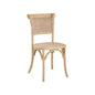Halsey Wood Framed Armless Side Chair - LOOMLAN - Furniture Classics - Accent Chairs