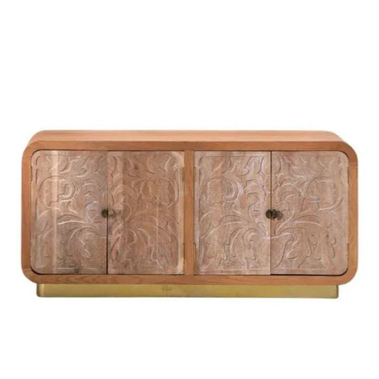 Halvindra Four Doors Wood Sideboard