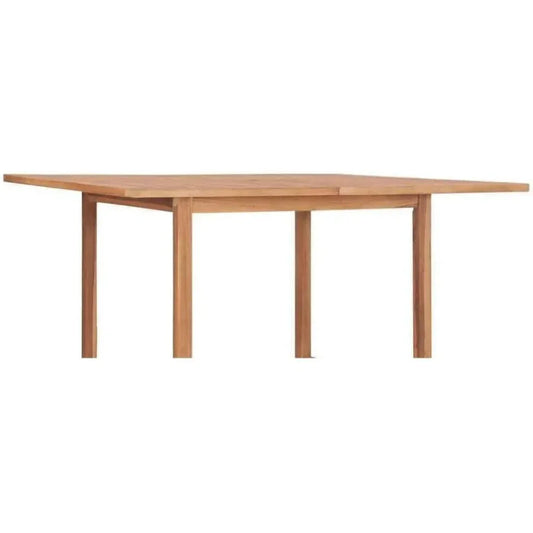 Hamilton Square Teak Outdoor Dining Table Umbrella Hole-Outdoor Dining Tables-HiTeak-LOOMLAN