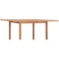 Hamilton Square Teak Outdoor Dining Table Umbrella Hole-Outdoor Dining Tables-HiTeak-LOOMLAN
