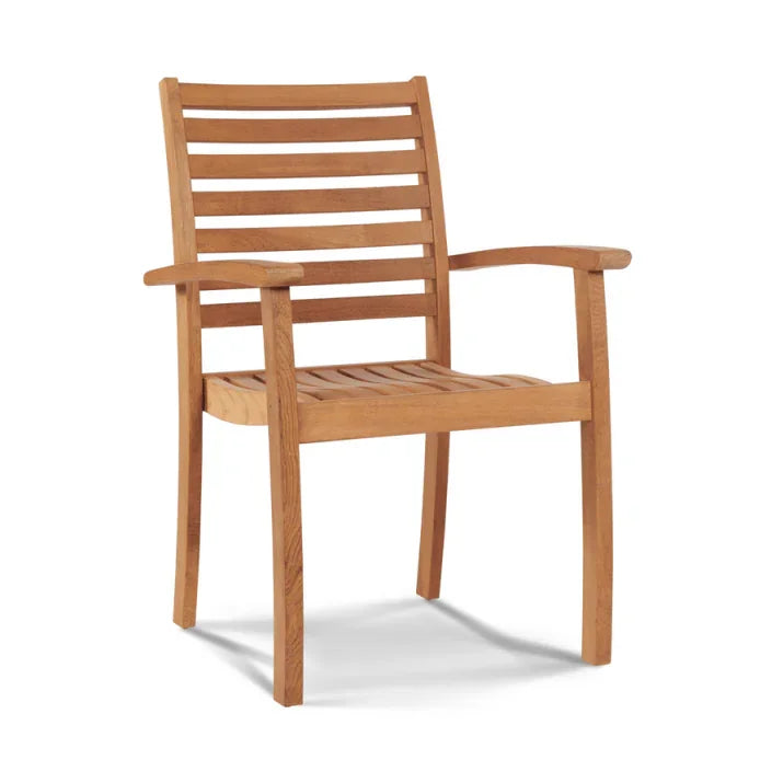 Hamilton Teak Patio Square Dining Set 7PC-Outdoor Dining Sets-HiTeak-LOOMLAN