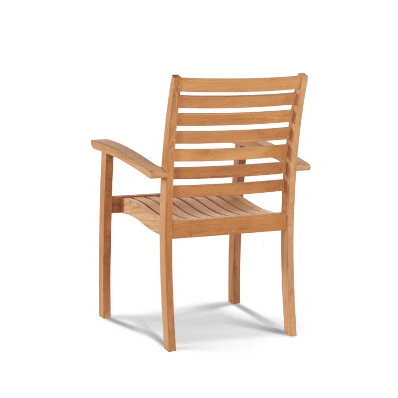 Hamilton Teak Patio Square Dining Set 7PC-Outdoor Dining Sets-HiTeak-LOOMLAN