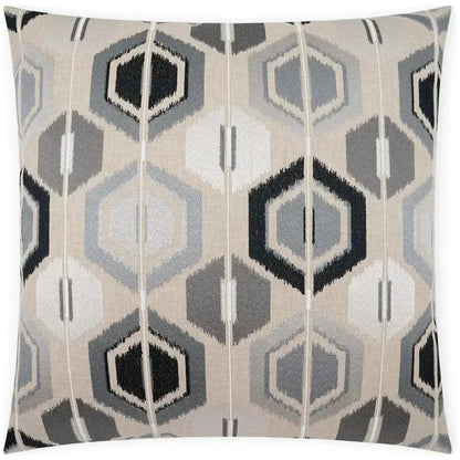 Hamish Western Chic Grey Tan Large Throw Pillow Insert - LOOMLAN - D.V. Kap - Throw Pillows