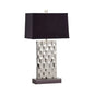 Hammered Honeycomb Steel Made Table Lamp - LOOMLAN - Wildwood - Table Lamps