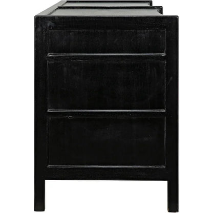 Hampton Six Drawers Wood Dresser