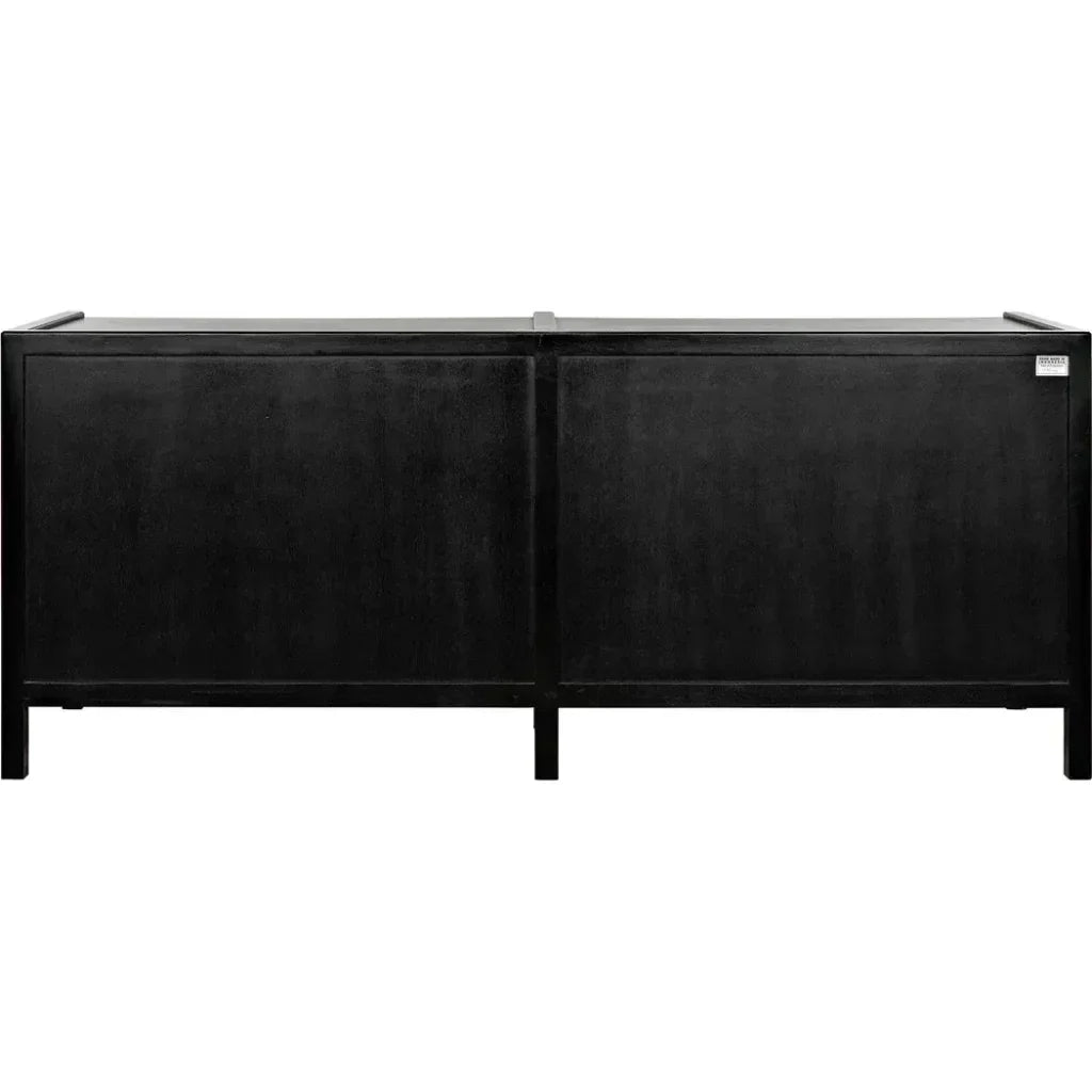 Hampton Six Drawers Wood Dresser