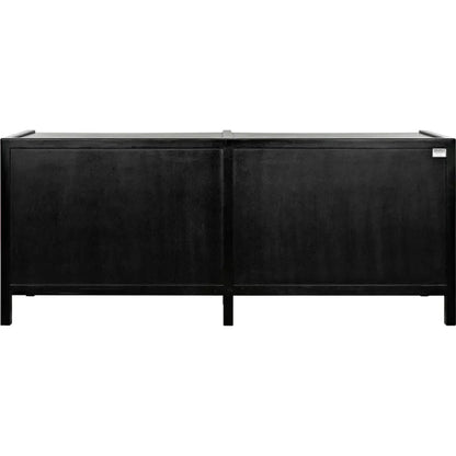 Hampton Six Drawers Wood Dresser