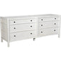 Hampton Six Drawers Wood Dresser