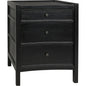 Hampton Three-Drawers Wood Night Stand