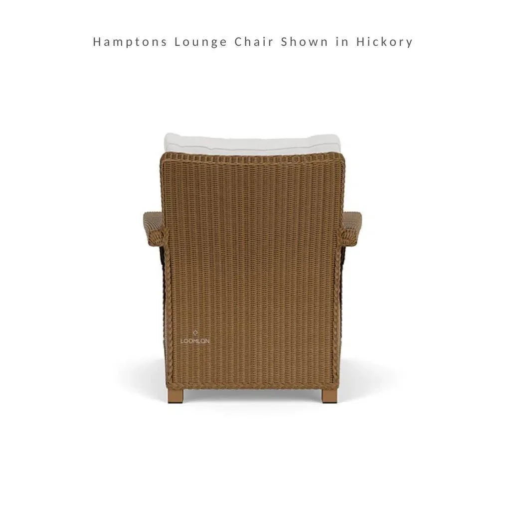 Hamptons Outdoor Furniture Wicker Lounge Chair-Outdoor Lounge Chairs-Lloyd Flanders-LOOMLAN