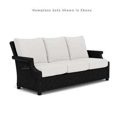 Hamptons Outdoor Wicker 3 Seater Sofa - LOOMLAN - Lloyd Flanders - Outdoor Sofas & Loveseats