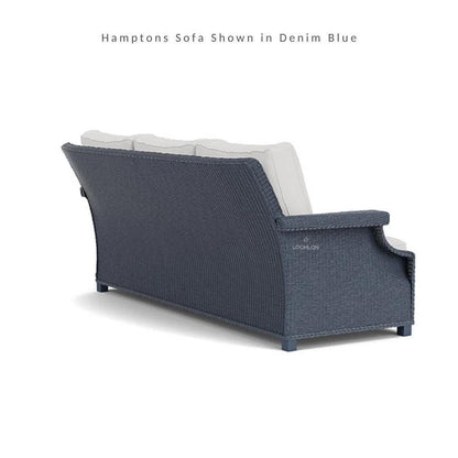 Hamptons Outdoor Wicker 3 Seater Sofa - LOOMLAN - Lloyd Flanders - Outdoor Sofas & Loveseats