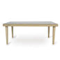 Hamptons Outdoor Wicker 72" Rectangular Dining Table-Outdoor Dining Tables-Lloyd Flanders-LOOMLAN