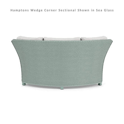Hamptons Outdoor Wicker Sectional Lounge Set Chair-Outdoor Lounge Sets-Lloyd Flanders-LOOMLAN