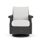 Hamptons Outdoor Wicker Swivel Rocker Lounge Chair-Outdoor Lounge Chairs-Lloyd Flanders-LOOMLAN