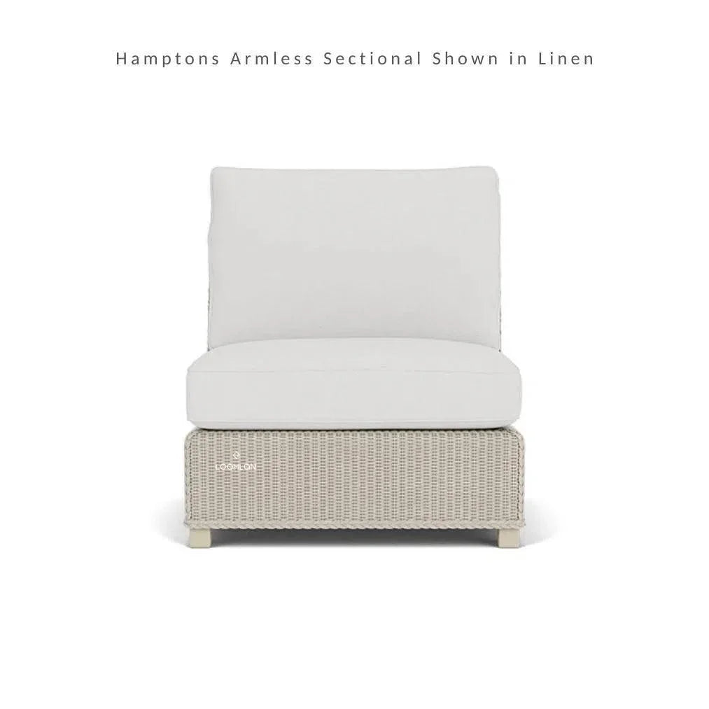 Hamptons Sectional Unit All-Weather Outdoor Furniture-Outdoor Modulars-Lloyd Flanders-LOOMLAN