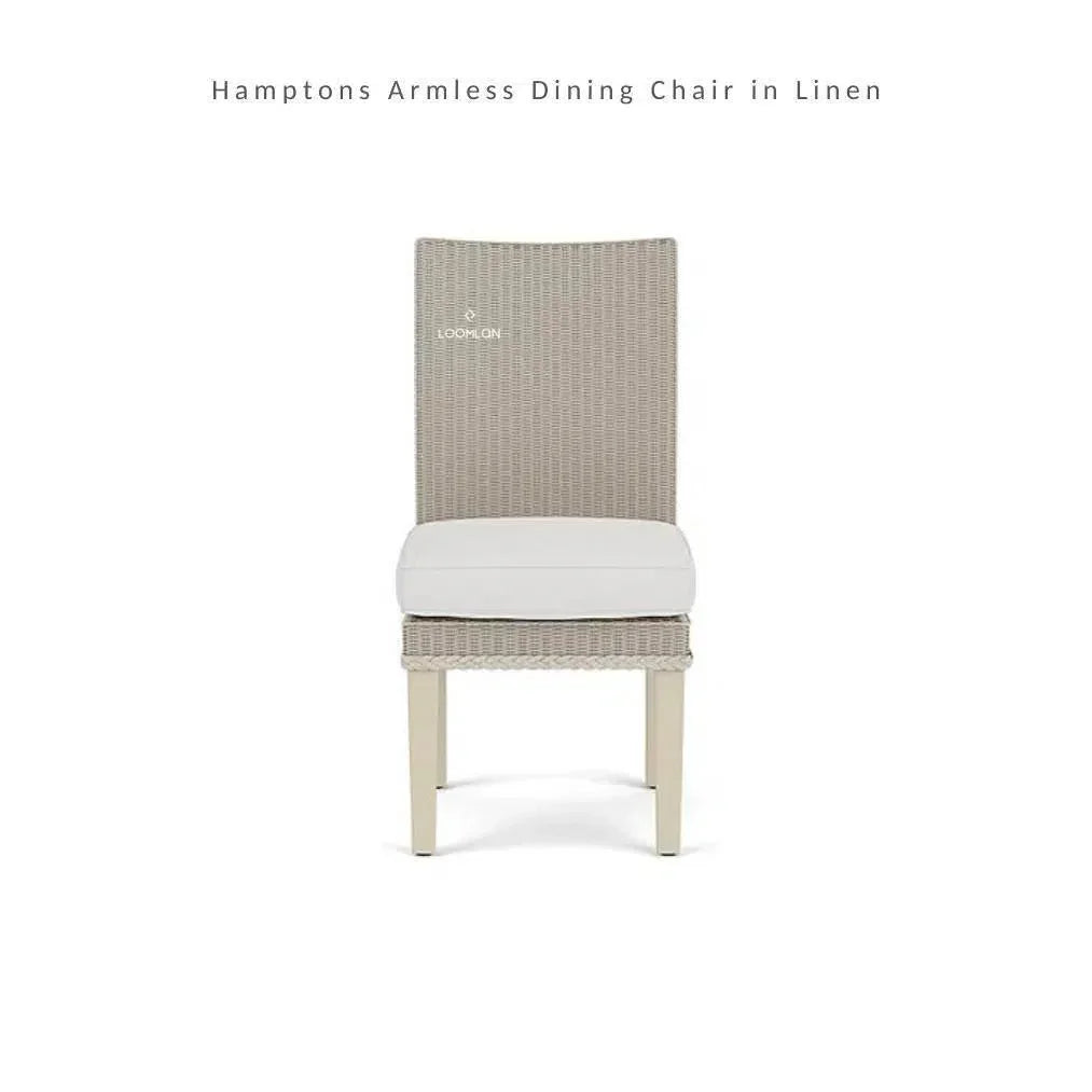 Hamptons Teak Extendable Dining Table Set With Chairs-Outdoor Dining Sets-Lloyd Flanders-LOOMLAN