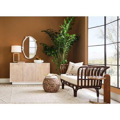 Hana Wooden Round Drinks Table - LOOMLAN - Wildwood - Side Tables