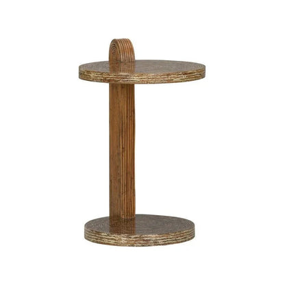 Hana Wooden Round Drinks Table - LOOMLAN - Wildwood - Side Tables