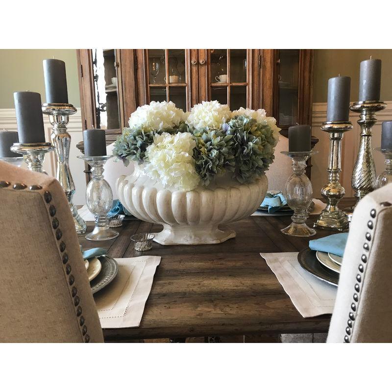 Hand Glazed Italian Ceramic Made Oval Pot - LOOMLAN - Chelsea House - Planters