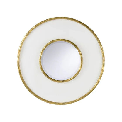 Hand Hammered and Acrylic Double Framed Wall Mirror - LOOMLAN - Chelsea House - Wall Mirrors