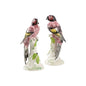 Hand Painted Kenya Parrots Sculpture (Pr) - LOOMLAN - Chelsea House - Statues & Sculptures