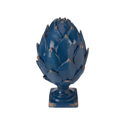 Handcrafted Glaze Ceramic Artichoke Sculpture