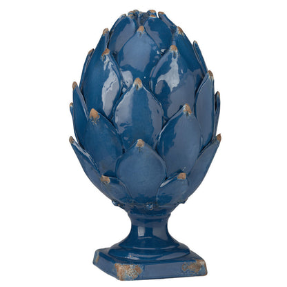 Handcrafted Glaze Ceramic Artichoke Sculpture