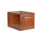 Handcrafted Leather Cube Box - LOOMLAN - Chelsea House - Boxes & Bowls