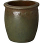 Handcrafted Round Ceramic Planter - LOOMLAN - Emissary - Planters