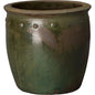 Handcrafted Round Ceramic Planter - LOOMLAN - Emissary - Planters