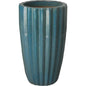 Handcrafted Round Ceramic Pot - LOOMLAN - Emissary - Planters