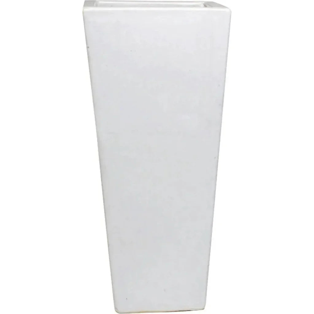 Handcrafted Square Outdoor Ceramic Pot