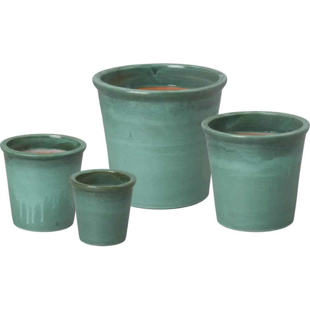 Handmade Ceramic Round Planter - LOOMLAN - Emissary - Planters