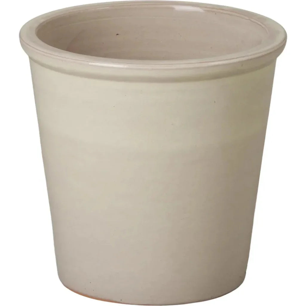 Handmade Ceramic Round Planter - LOOMLAN - Emissary - Planters