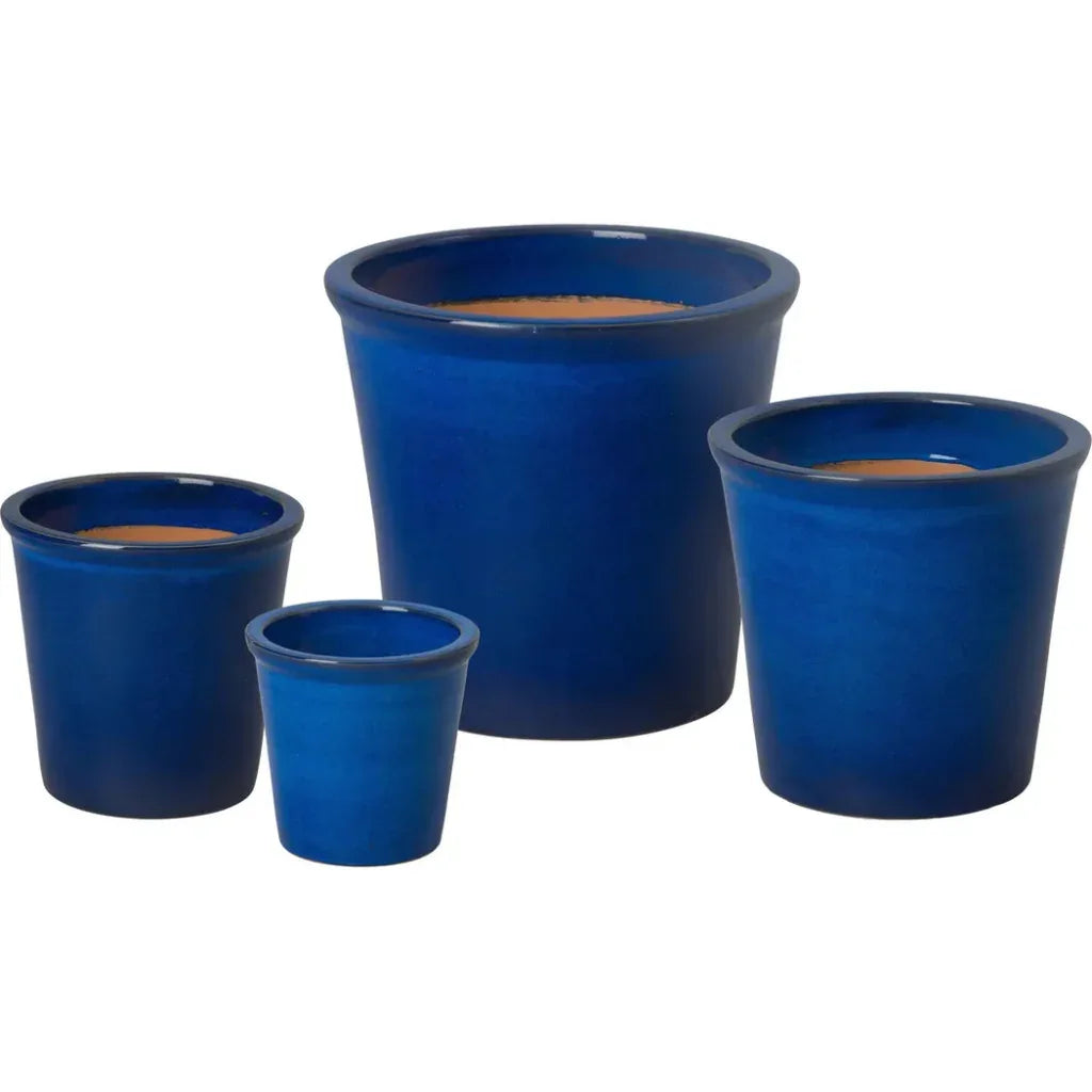 Handmade Ceramic Round Planter - LOOMLAN - Emissary - Planters